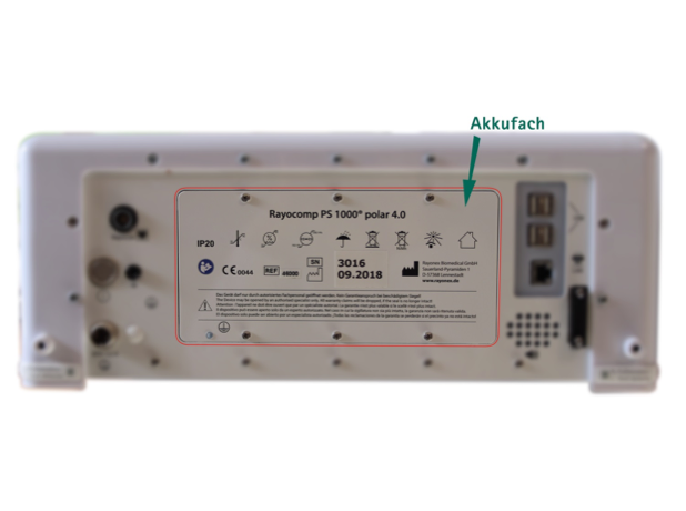 瑞优康PS 1000极化型4.0专用电池